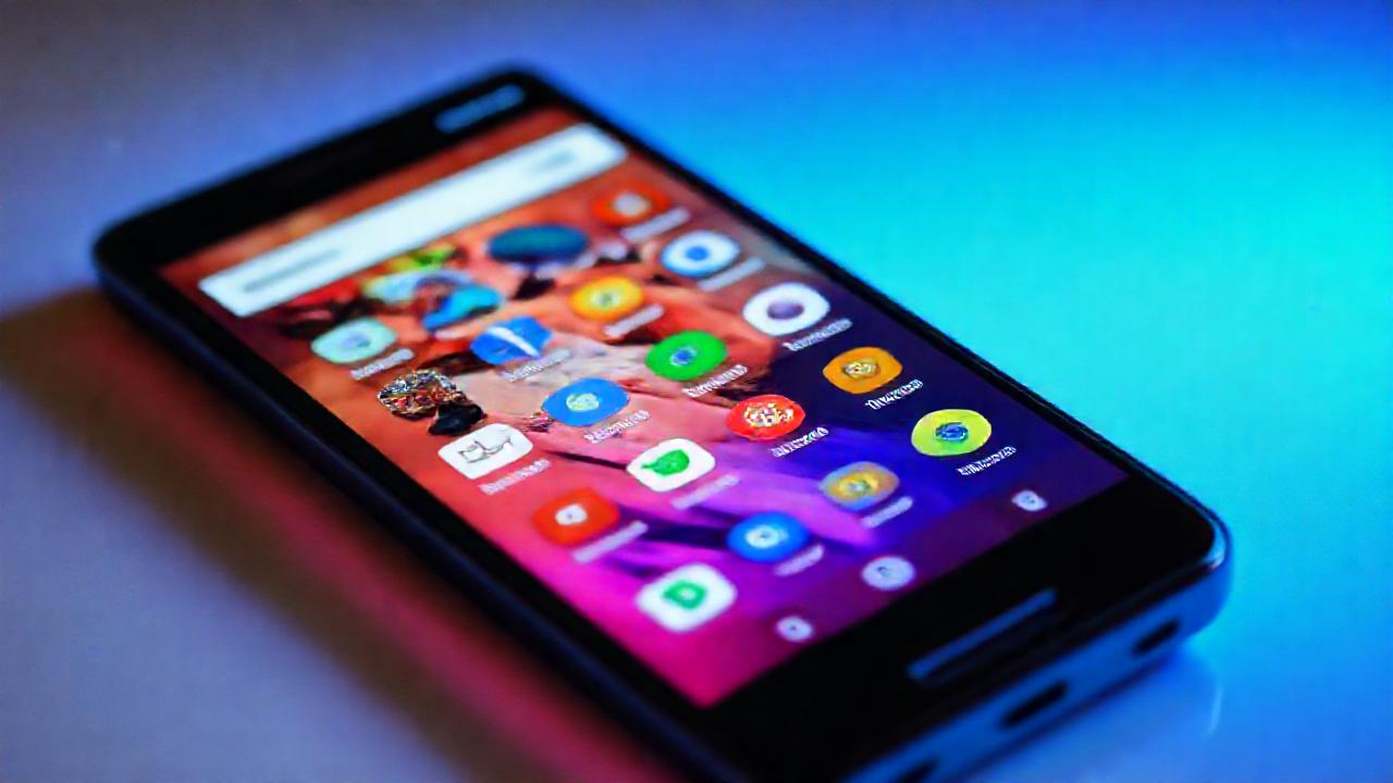 Un teléfono Android se limpia y organiza