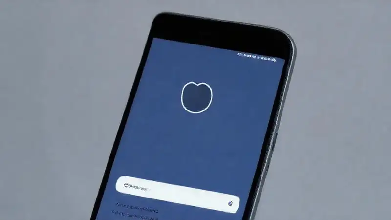 El teléfono Android tiene una pantalla bloqueada minimalista