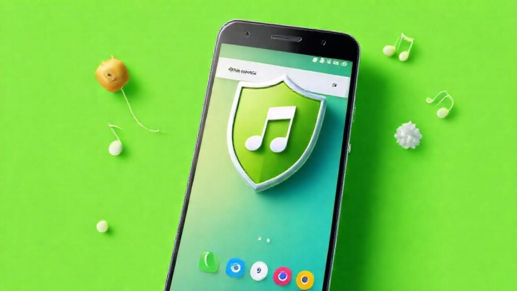 Un teléfono Android ofrece música libre y segura