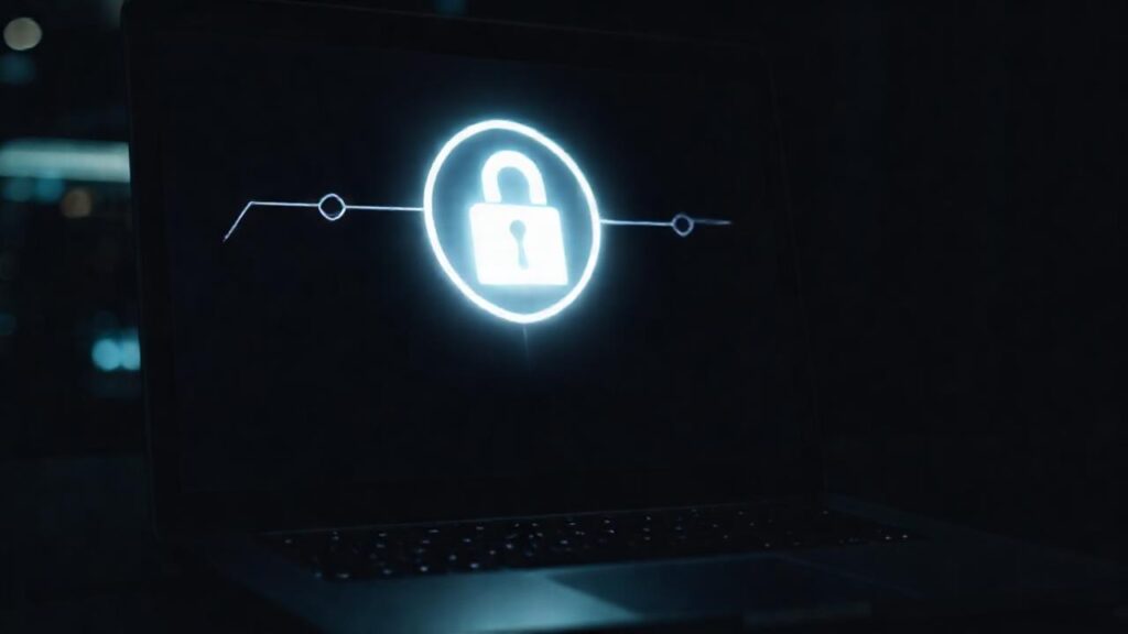 Conexión oculta en interfaz oscura