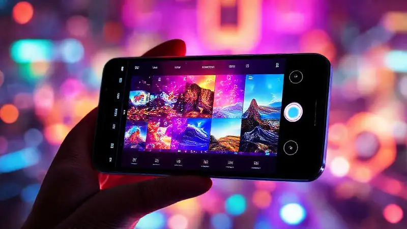 Android ofrece edición fotográfica futurista brillante
