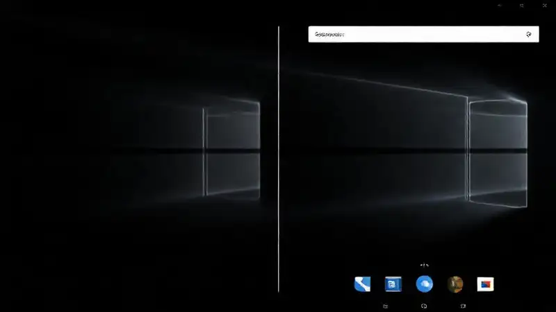 Windows 11: diseño oscuro y moderno