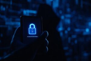 Un teléfono seguro advierte de una amenaza digital
