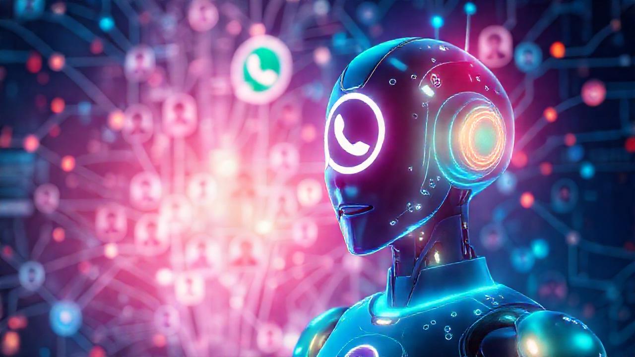 Chatbot futurista: diseño optimista y tecnológico