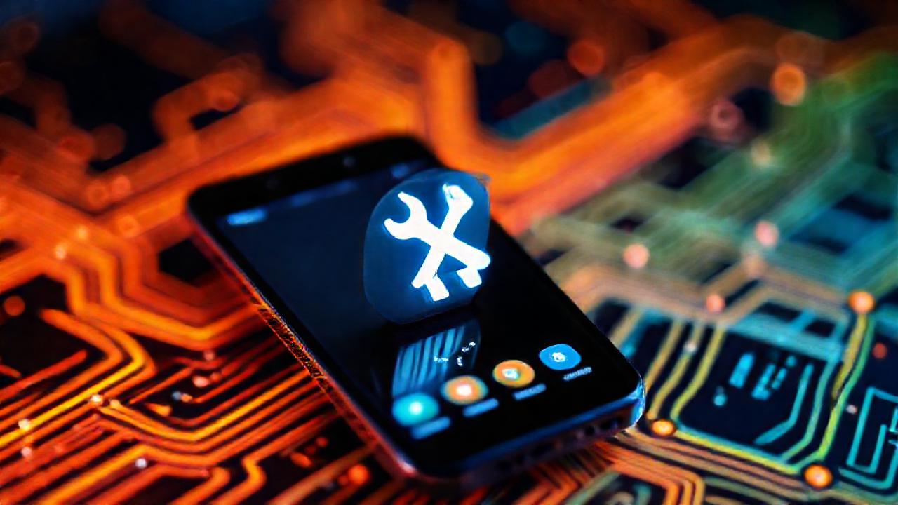 Un teléfono Android muestra interfaz técnica