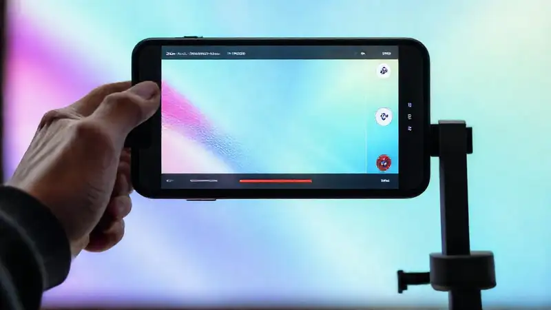 Grabación dinámica, estilo TikTok, diseño limpio