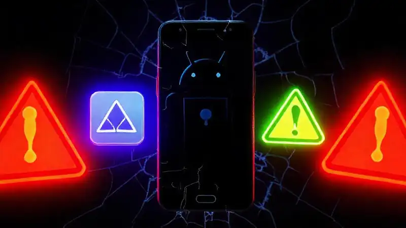 Un teléfono Android muestra advertencias peligrosas