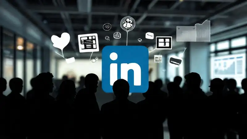 LinkedIn presenta una interfaz profesional digital