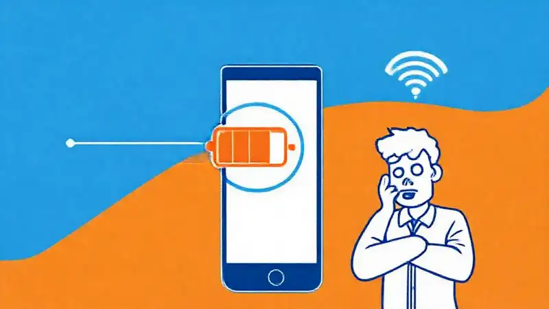 El teléfono se agota, frustrando al usuario