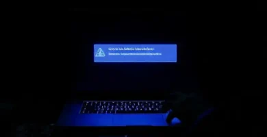 El portátil falló con un error azul