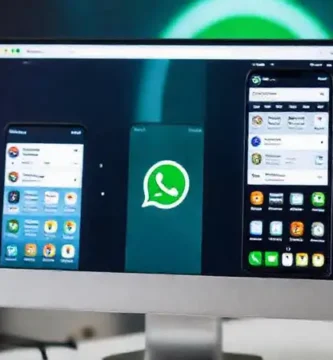 Tecnología moderna y multifuncional en pantalla