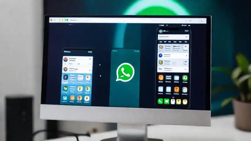 Tecnología moderna y multifuncional en pantalla
