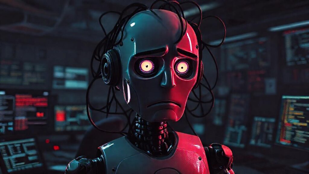 Un robot confuso enfrenta datos caóticos