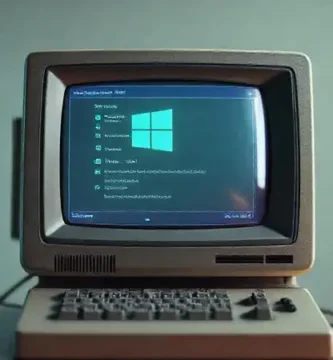 Render 3D: Windows antiguo y brillante