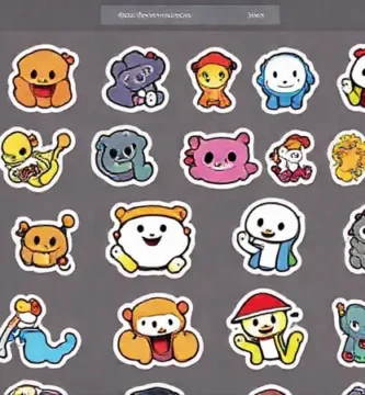 Stickers digitales vibrantes y coloridos