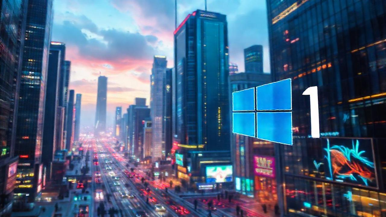 Ciudad futurista digital, elegante y vibrante