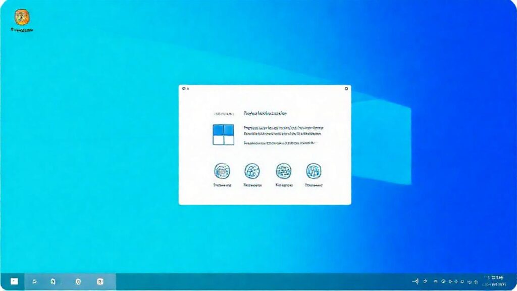 Interfaz Windows optimista y sencilla