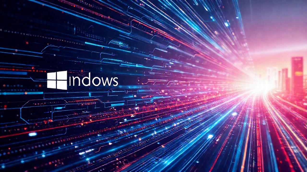 Flujo digital optimizado y futurista brillante