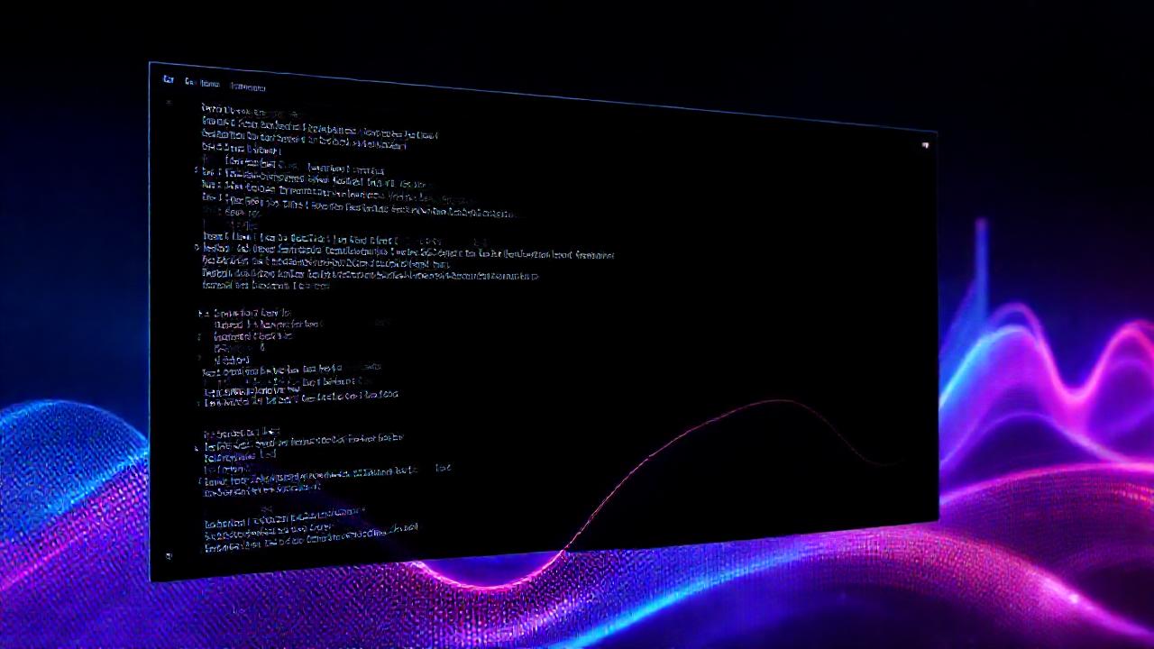 Interfaz digital futurista con sonido visual