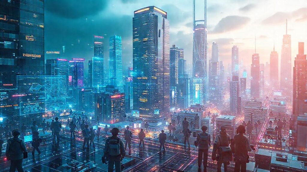 Una ciudad futurista