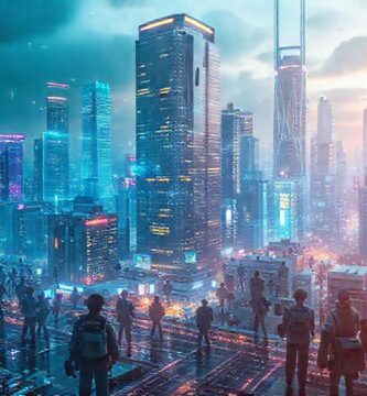 Una ciudad futurista