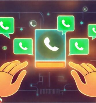 Un chatbot amigable se presenta digitalmente