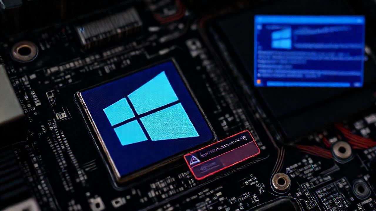 Error técnico en la computadora portátil