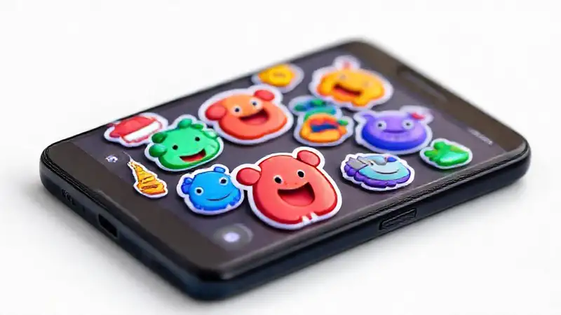 Stickers animados dan alegría al Android