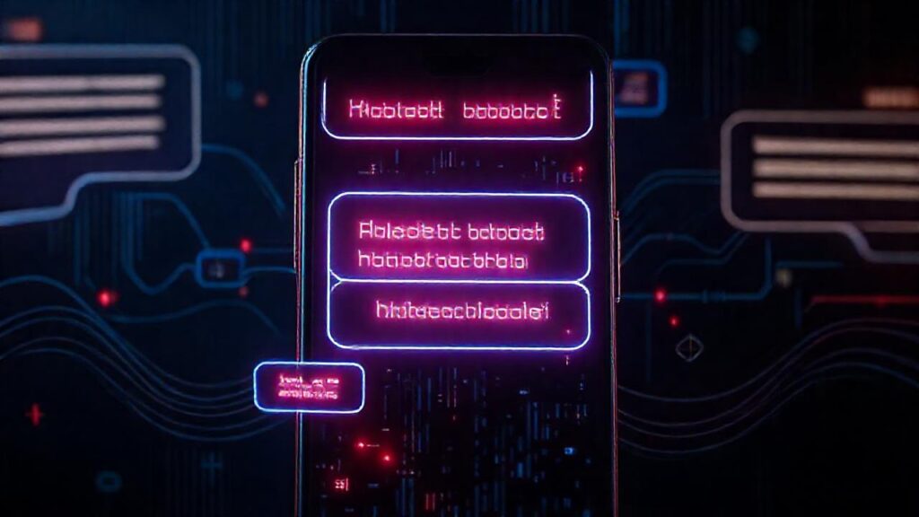Interfaz Android: datos turbulentos y alertas