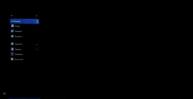 TikTok oscuro: interfaz minimalista y azulada