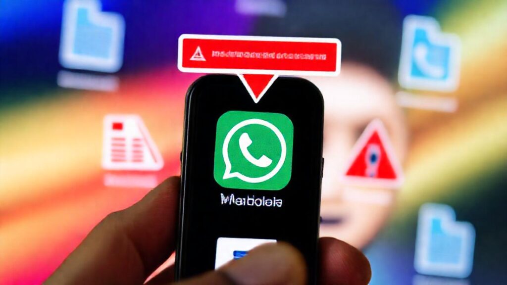 Smartphone alerta sobre seguridad digital