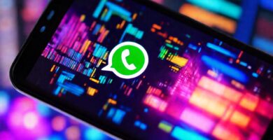 El teléfono Android comunica datos digitales