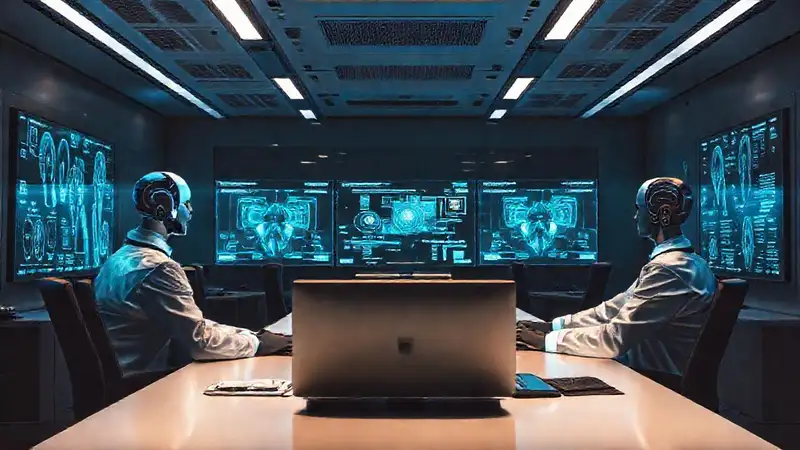 Oficinas futuristas reemplazan humanos con IA
