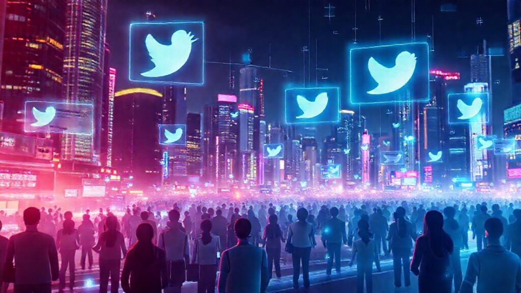 Ciudad futurista digital