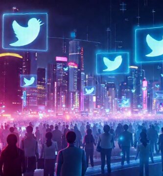 Ciudad futurista digital