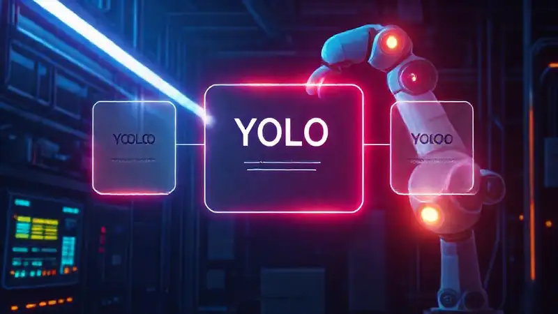 Robótica futurista detecta objetos en la industria