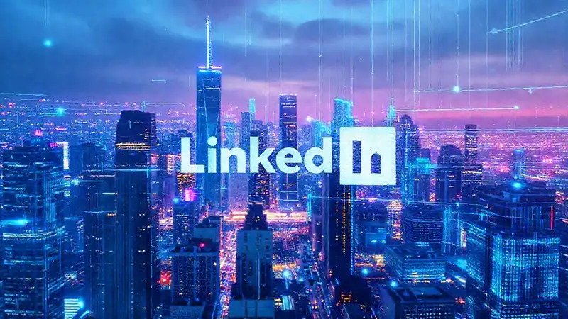 Ciudad futurista digital, inteligentemente conectada