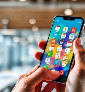 Un smartphone muestra una agenda vibrante