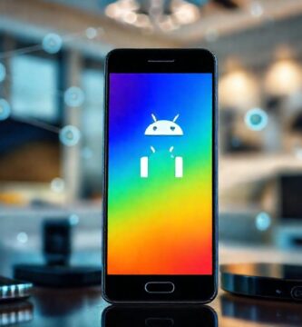 Un smartphone controla el hogar moderno