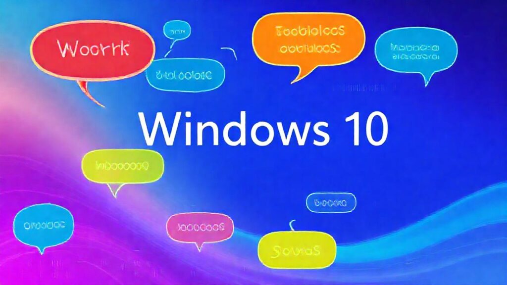 Windows 10: diseño colorido y optimista