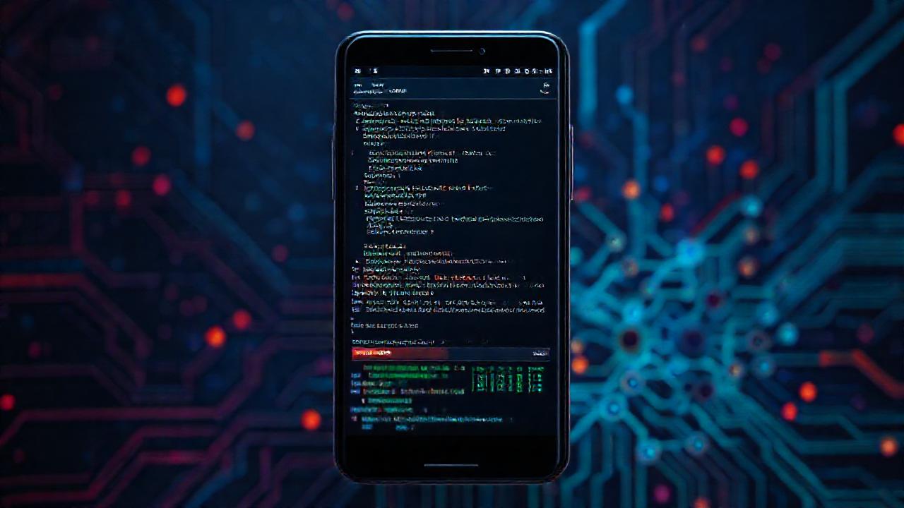 El teléfono Android visualiza el aprendizaje automático