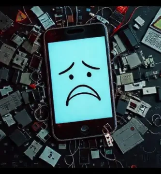 El smartphone falla en caos digital