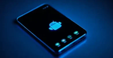 Un teléfono oscuro