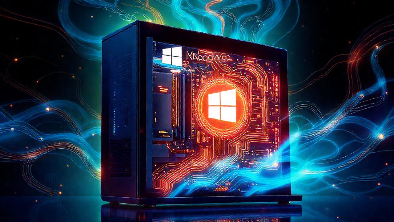 PC moderno: diseño técnico y elegante