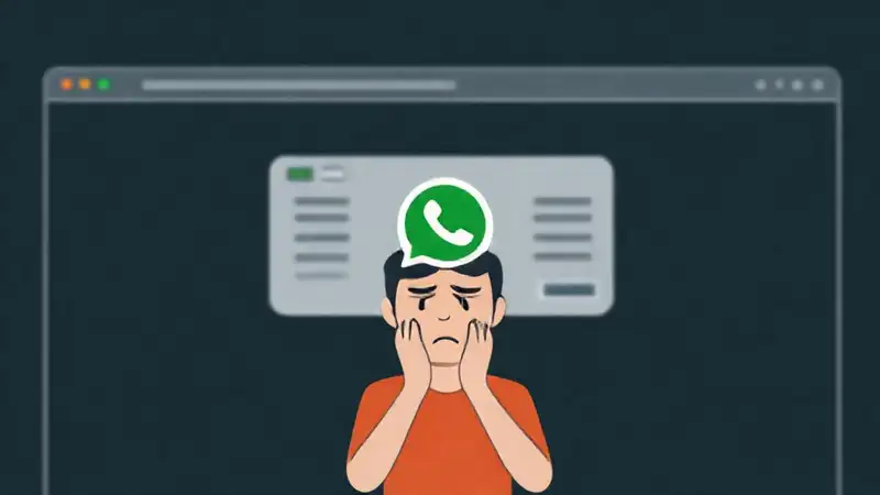 Ansiedad digital interrumpe la web de WhatsApp