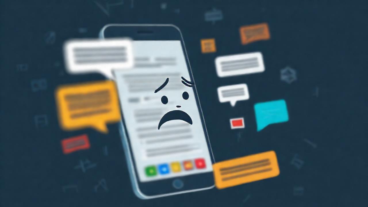 Pantalla digital de alerta y preocupación