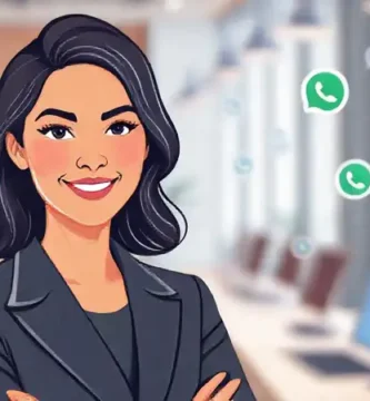 Mujer profesional impulsa el crecimiento digital