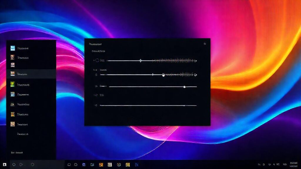 Windows visualiza el audio de forma dinámica