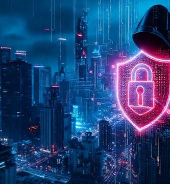 Ciudad futurista: hackers y seguridad digital