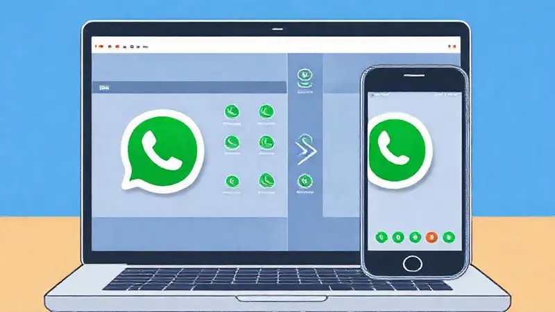 WhatsApp dual: conexión digital organizada visualmente